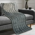 thumbnail image 2 of Leodye 1PCS Thick Plush Faux Fur Sofa Plush Cushion Modern Non-slip Leather Sofa Cover Backrest Cover Cloth-27.55x82.67in, 2 of 6