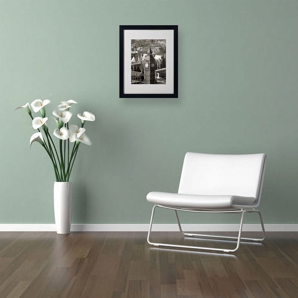 Trademark Fine Art "Big Ben View II" Framed Canvas Art by Chris Bliss