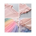 thumbnail image 6 of Coduop Toddler Baby Girl Tutu Dress Short Sleeve Tulle Party Sundress Dresses, 6 of 6