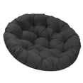 thumbnail image 2 of Cojín para silla de columpio, cojín para silla de jardín, cojín para asiento de hamaca elegante y multiusos Negro, 2 of 8