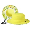 thumbnail image 3 of UPF 50+ Foldable Sun Hat Patterned Under Brim Bucket Hats for Summer Hiking Fishing Beach Safari Men Women, 3 of 7