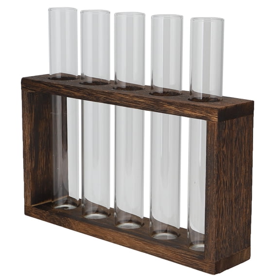 Vase Tubulaire, Vase Tubulaire en Verre de Table à Finition Soignée pour la Décoration de la Maison 3 Bouteilles,5 Bouteilles