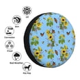 thumbnail image 5 of Spare Tire Cover, Sunflowers And Bees Wheel Cover Tire Covers for Trailers Car Truck Camper Universal Tire Covering Fits Diameter 16 inch, 5 of 7