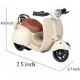 thumbnail image 3 of HUASHENG Doll Scooter Vehicles Toy 4 Colors Available Funny Doll Accessory With Music & Lights Could Rotate 360° Cute Plastic Scooter Toy Ornaments Battery Not Included, 3 of 5