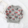 thumbnail image 2 of SILVERCELL 1-7T Toddler Boys Girls Christmas Sweaters Kids Xmas Cartoon Knitted Pullover Sweatshirts Tops, 2 of 4