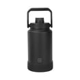 thumbnail image 3 of Swiss Tech 64oz Krug Stainless Steel Water Bottle Jug with Chug Cap and Silicone Boot, Black, 3 of 9