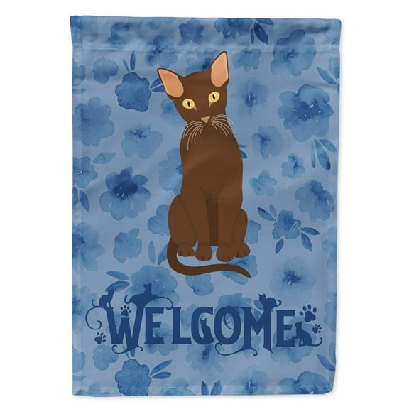 Carolines Treasures CK5069GF Suphalak Cat Welcome Flag Garden Size Small multicolor