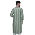 thumbnail image 4 of Atasi Kurta Imprimée Col Mandarin Décontractée Chemise Ethnique Longue Kurta Asymétrique, 4 of 6