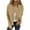 Khaki, variant on Ruimatai Women's Wool Blend Jacket Long Sleeve Solid Color Round Neck Button Front Casual Woven Coat