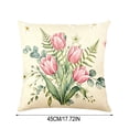 thumbnail image 3 of Darzheoy Floral Pattern Pillow Covers Set, Vintage Breathable Decorative Microfiber Pillow Covers, 2 Pack Pillowcase, Soft Throw Cushion Cover for Living Room, Bedroom, Car, Home, Office, 3 of 7
