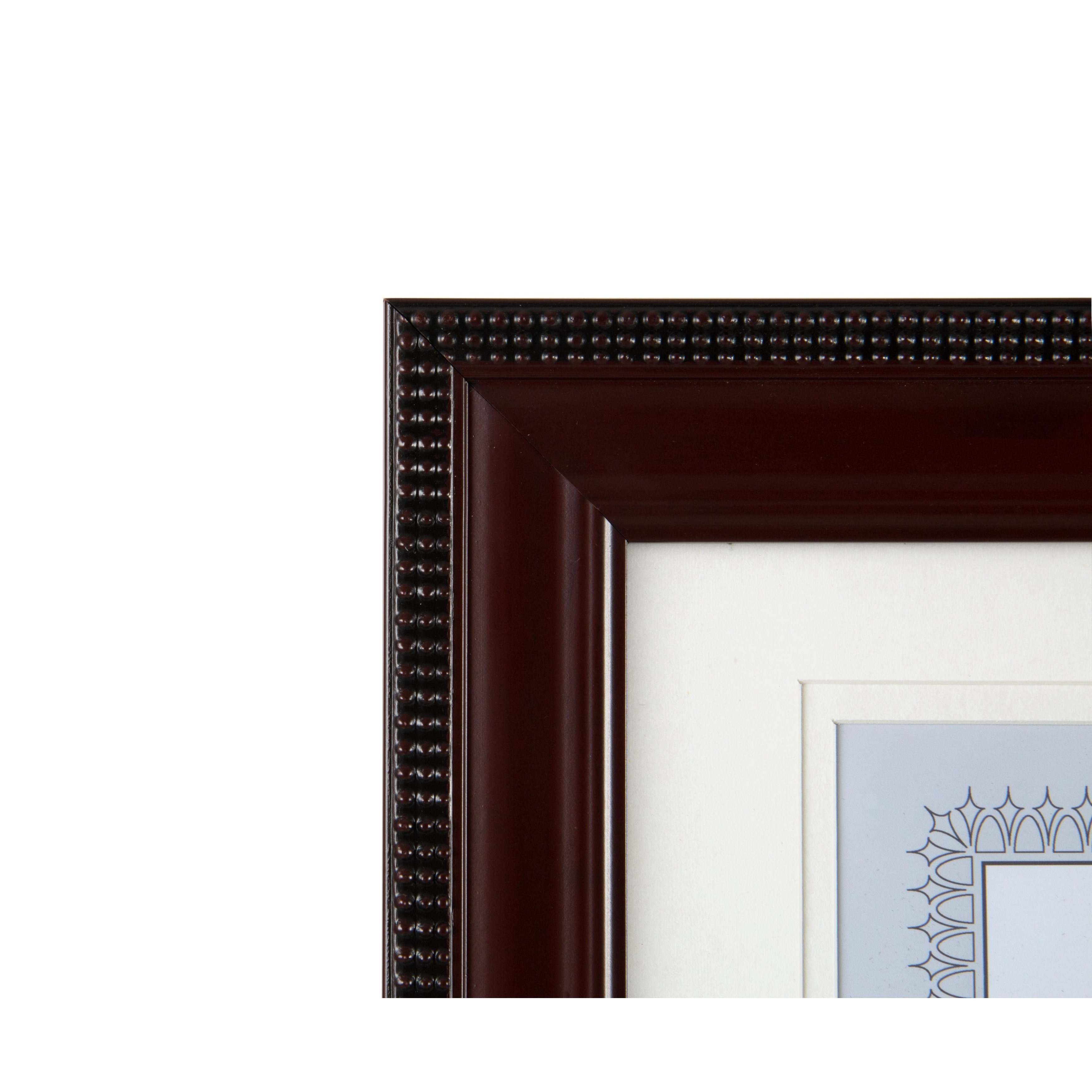 Nielsen Bainbridge Gallery Solutions with Bead Document Wall Picture Frame - Mahogany - image 3 of 3