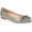 Pewter, variant on Journee Womens Judy Slip On Pointed Toe Ballet Flats, Widths Available