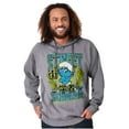 thumbnail image 3 of The Smurfs Kanji Street Scholar Hoodie Hooded Sweatshirt Men Brisco Brands X, 3 of 6
