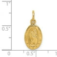 thumbnail image 2 of 14K Yellow Gold Saint Christopher Medal Charm, 2 of 2