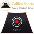 thumbnail image 2 of Galileo Golf Target Replacement for Practice Net – Ladder-Shaped PVC Target, Indoor/Outdoor, Durable with Adjustable Drawstrings, 2 of 9