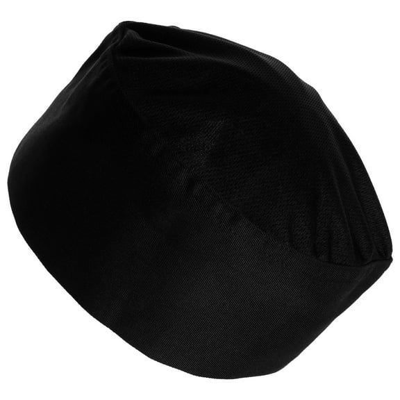 Tineasur Stylish Chef Hat for Women and Men Made of Comfortable Cotton Material Black Size One Size Fits All