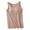 Khaki, variant on Daznico Women's Plus Size Tank Tops with Built-In Bra - Padded Sleeveless Camisole for Workout & Casual Summer Wear,for Size L