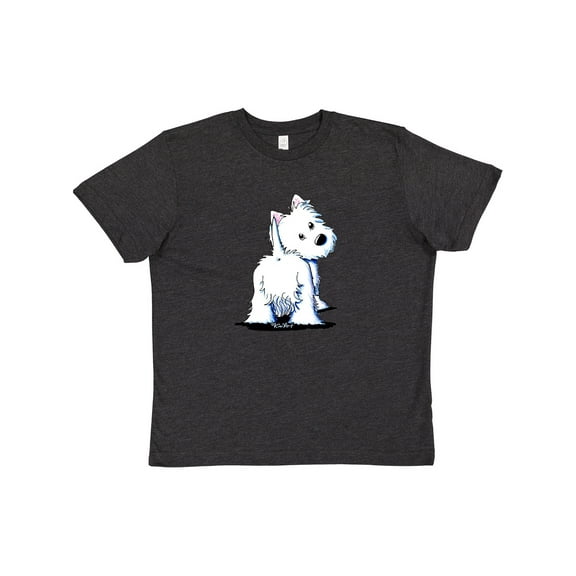 Inktastic Fluffy Butt Westie Youth T-Shirt