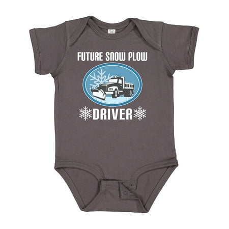 

Inktastic Future Snow Plow Truck Driver Gift Baby Boy or Baby Girl Bodysuit