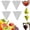 triangle, variant on Fruit Shaping Mold for Growing Unique Vegetables, Creative Cube Shaped Fruit Vegetable Mold, Plant Shaper for Home Gardeners Lunch Boxes Educational Projects Garden Party Garnishes