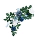 thumbnail image 5 of Flores artificiales, rosas, guirnalda floral, decoración de pasillo, respaldo de silla, flores artificiales, arco de boda, flores para banco de boda, azul, 5 of 8