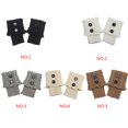 thumbnail image 2 of Qarigey Nuevo 1 par de calentadores de piernas de ganchillo con botones cortos para mujer, calentadores de botas de punto para invierno y Ropa, zapatos y accesorios Miscelánea negro, 2 of 6