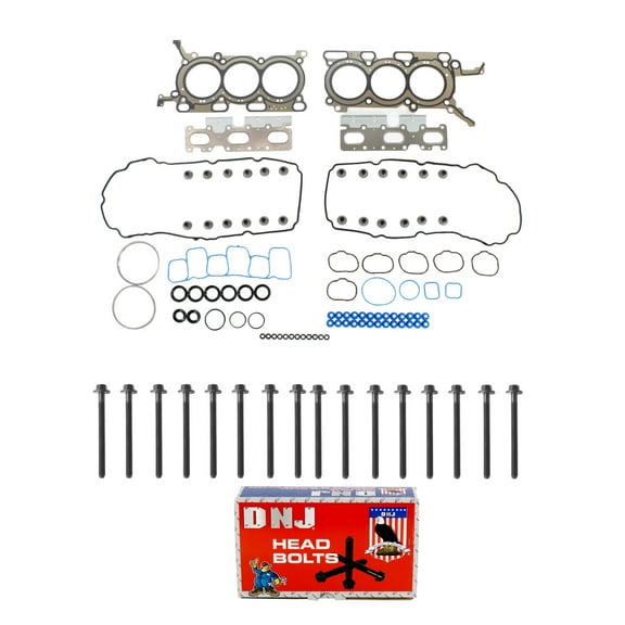DNJ HGB4213 Cylinder Head Gasket Set Fits Cars & Trucks 11-17 Fitsd 3.5L DOHC 24V