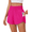 Hot Pink, variant on Women's High Waisted Running Shorts Mesh Liner Athletic Shorts Quick Dry Gym Workout Shorts with Zip Pocket