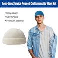 thumbnail image 2 of Beanie Wool Fashion Keep Warm Fleeced Hat Multipurpose Winter Breathable Sports Caps, 2 of 6