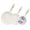 Cream White, variant on Chef Power Ceramic Non Stick Cookware Sets, 3Pcs Pans Set with Stainless Steel Handle Taupe