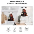 thumbnail image 4 of Yiaed Abstract Skull Guitar Art Print Coral Velvet Wipes Absorbent Wipes Cleaning Cloths Household Table and Dish Wiping Cloths, 4 of 7