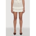 thumbnail image 3 of Women's Crochet Ruffle Trim Tiered Mini Skirt, 3 of 4