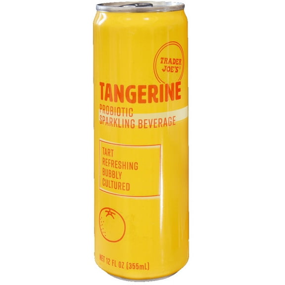 Pack of 2 - TJs Tangerine Probiotic Sparkling Beverage 12 Fl Oz