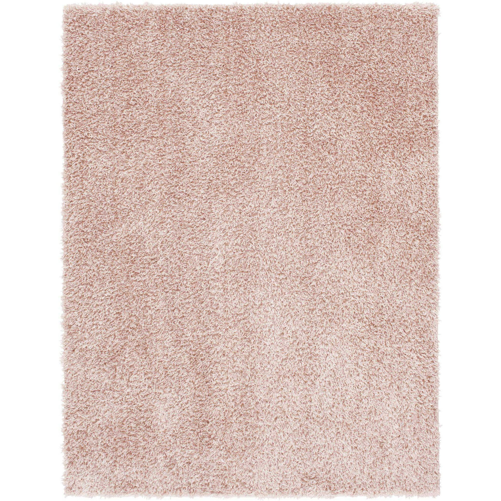 Mainstays Sparkle Shag Indoor Accent Rug, Blush Pink, 36 in x 56 in