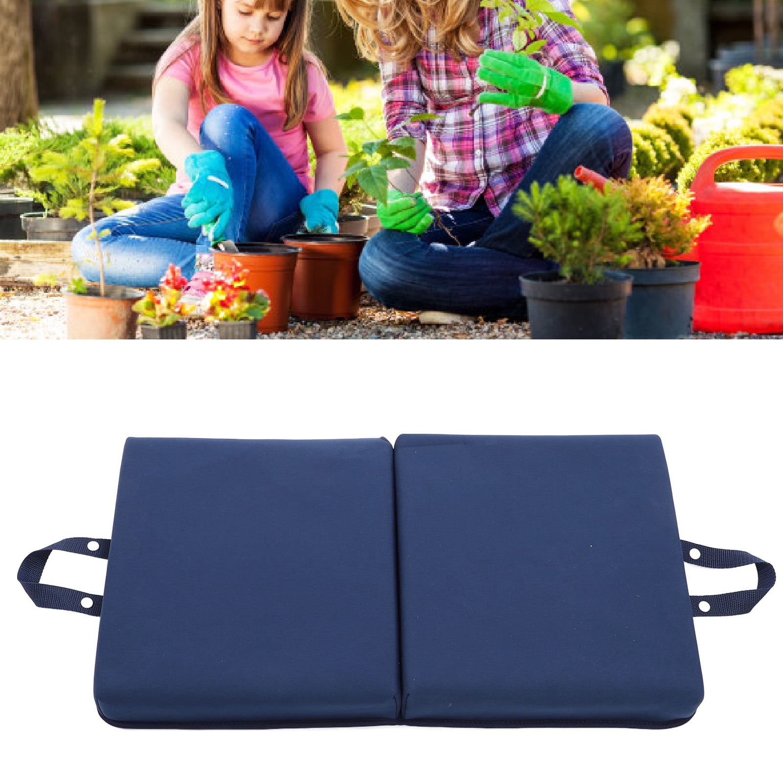 Soft Knee Cushion, Foldable Kneeling Pad Versatile Usage Portable Handle Comfortable Support  For Outdoor Activities
