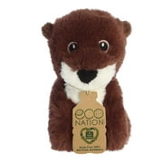 Aurora - Mini Brown Eco Nation - 5" River Otter - Eco-Friendly Stuffed Animal
