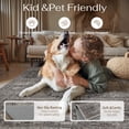thumbnail image 6 of BERTHMEER 8'x10' Area Rugs for Living Room Bedroom Vintage Brown Carpets Kitchen Office Machine Washable Farmhouse Dining Room Oriental Rugs Non Slip Traditional Distressed Rugs, 6 of 9