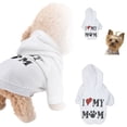 thumbnail image 1 of Ropa para perro mascota Ropa de otoño e invierno Suministros para mascotas Ropa para perros Suéter de lana con capucha para mascotas mamá, 1 of 8