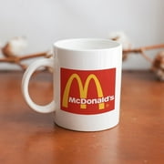 White Mug Fad McDonald Wordmark