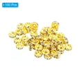 thumbnail image 3 of Unique Bargains 6mm Spacer Beads, 100pcs Bead Spacers Rhinestone Round Bulk Beads for Jewelry Making, Gold, 3 of 5