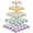 5 Tier Square, variant on 3 Tier Square Clear  Cupcake Stand, Clear Cupcake Display Stand Tower Tree, Tiered Cupcake Carrier Dessert Stands
