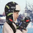 thumbnail image 4 of Child Winter Hat Set, Soft Warm Children Beanie Cap with Neck Warmer and Gloves, Kids Hat & Mittens Set Ski Warm Set Outdoor Earmuffs for Baby Childrens Girls Boys, 4 of 8
