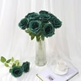 thumbnail image 3 of Valentines Day Flowers, Fake Roses Artificial Flowers with Long Stems, Silk Pink Roses Bouquet for Wedding Vase Mothers Day Flower Arrangement Home Decor (Pink), 3 of 5