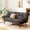 Deep Gray, variant on 71" Convertible Futon Sofa Bed, Reclining Sleeper Couch with Memory Foam, Modern Folding Loveseat for Small Spaces, Office & Apartment