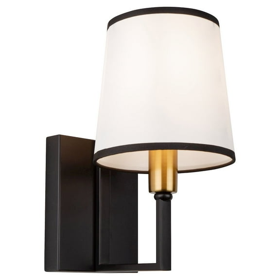 Artcraft Lighting Coco 1 Light Sconce Black and Gold