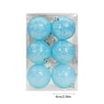 thumbnail image 3 of Christmas Balls, Christmas Tree Decorations, 6PCS Painted Christmas Tree Hangings Ornaments, Plastic Blue White Green Pink Silver Mint Green Sky Blue, 3 of 7