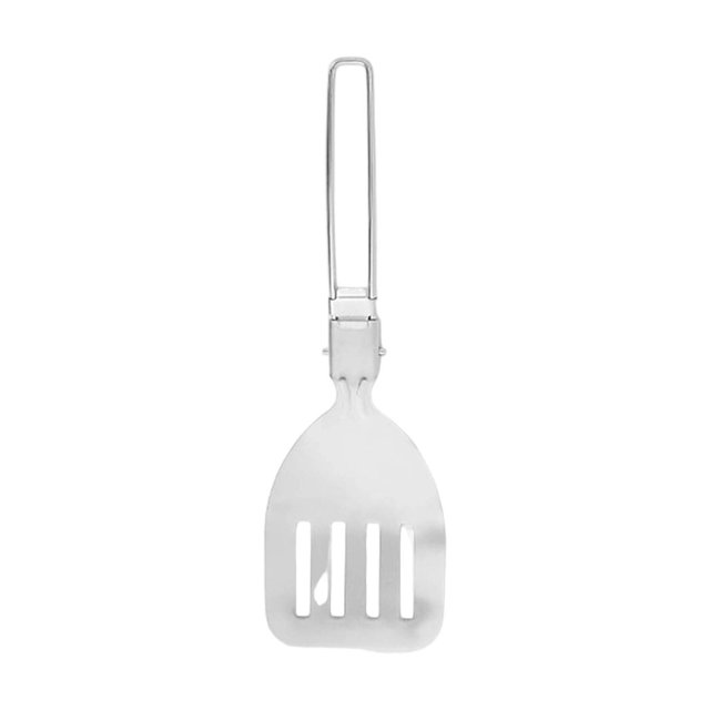 Portable Folding Spatula Stainless Steel Cookware Utensil For Outdoor Camping Picnic Barbecue