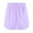 Lavender, variant on Women's Athletic Running Shorts with Zipper Pockets, Lined Sports Shorts