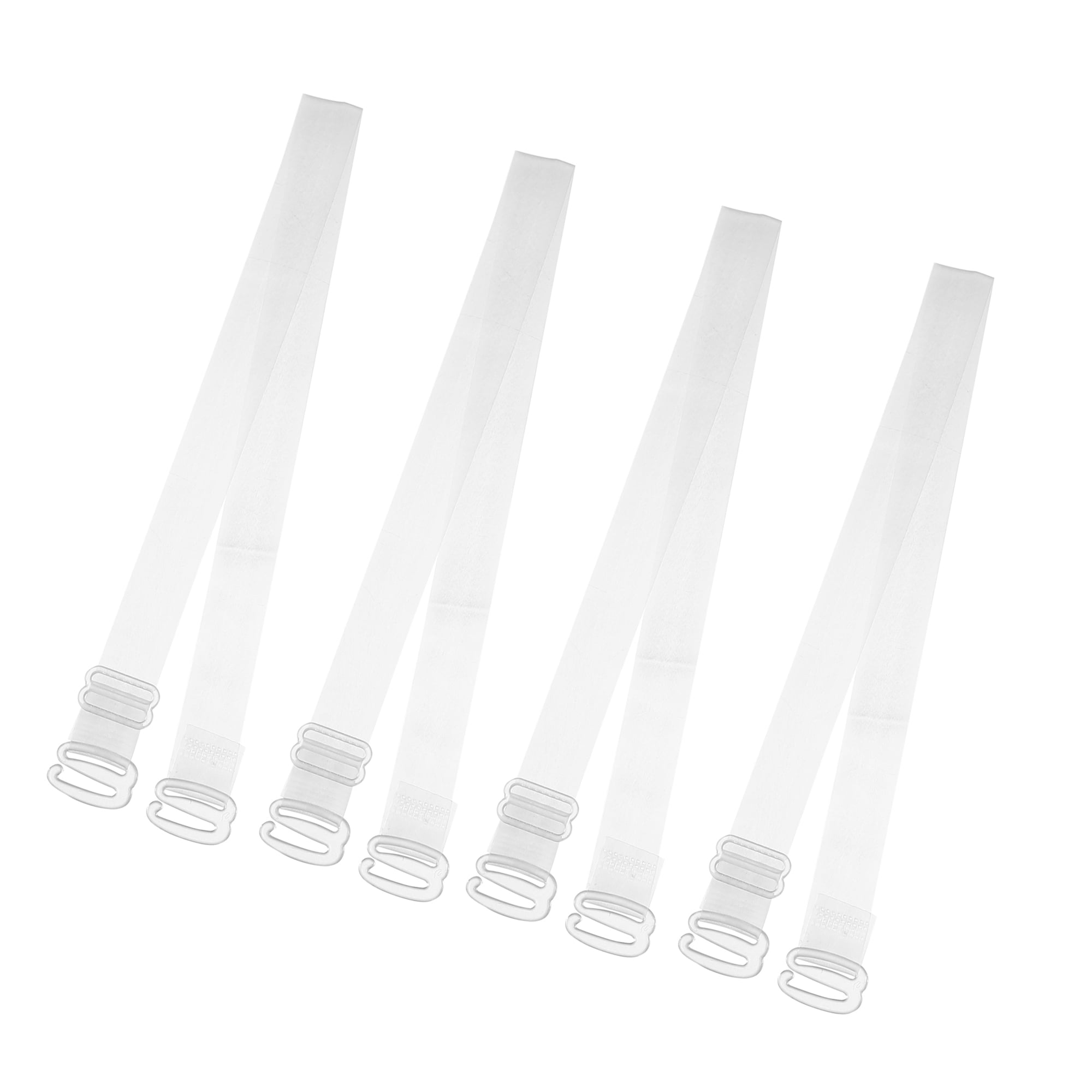 Clear Bra Straps - 3 Pairs Adjustable Invisible TPU Straps, 12mm Wide, Non-Slip For Strapless Bras
