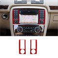 thumbnail image 1 of Real Bright Soft Car Interior Carbon Fiber Sticker DecorationFor Mercedes-Benz R320/350 Red Carbon Fiber Radio Console Side CoverAuto Car Protection Interior Accessories, 1 of 8